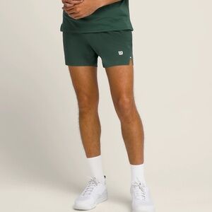 WILSON Tournament Pro 7 in Mens Tennis Shorts - Club Green/XL